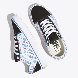 Vans Bayan Spor Ayakkabı I Heart Vans Old Skool Siyah/Beyaz | 26738-155